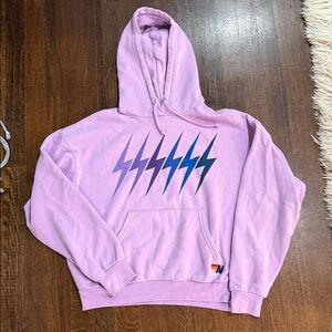 Aviator Nation XS Hoodie with Lightning Bolt Design